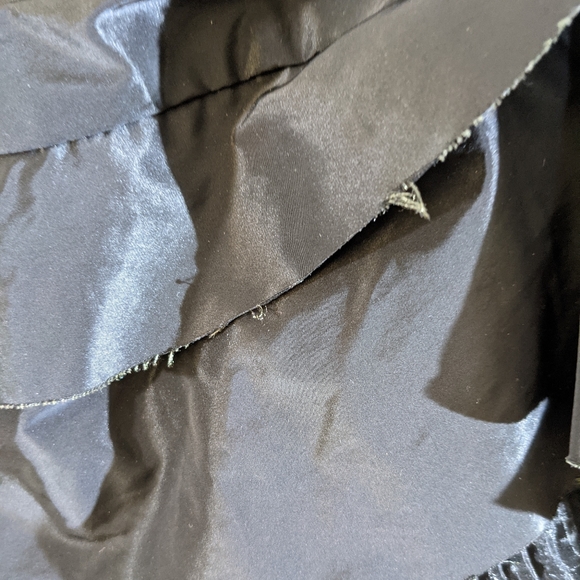 XXI Formal (Forever 21) mini dress w/ spag straps. Size: 8. Goth/Punk/Black - Picture 11 of 16